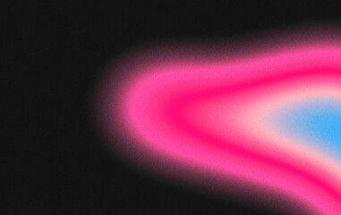 Swirl blurred with pink and light blue transitioning to white on a dark grainy surface