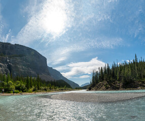 river in the mountains