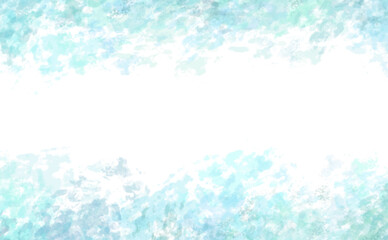 幻想的で綺麗な青の水彩テクスチャ背景