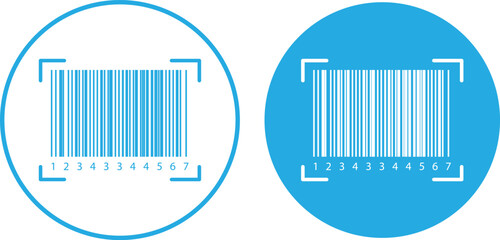 Barcode scan icon. vector bar code. Simple fake bar code. Barcode product distribution icon Scan me text. Smartphone usage. payment and identification. Scan barcode icon outline collection 