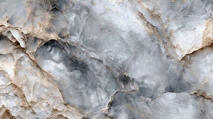 Intricate patterns form grey stone, with beige and white accents throughout it