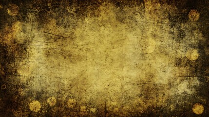 Obraz premium Distressed gold texture with mottled background and vintage appearance for creative projects