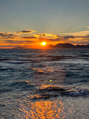Fototapeta premium Sunset sea