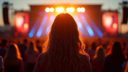 young woman in a nightclub