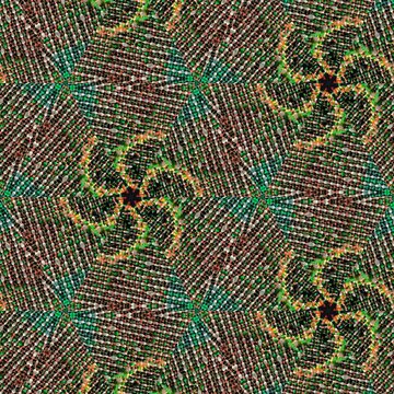 Traditional design with phulkari kalamkari motifs from Pakistan and Indian culture. Geometric ethnic floral pattern for carpet dupatta batik embroidery. Panjabi Digital print as boho Aztec texture art