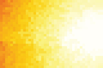 geometric pixels pattern mosaic orange background vector illustration template web banner wallpaper poster