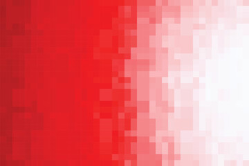 geometric pixels pattern mosaic red background vector illustration template web banner wallpaper poster