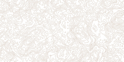 Abstract gold topographic lines on a green background. Golden line waves topographical design. Geographic mountain contours Vector Illustration.