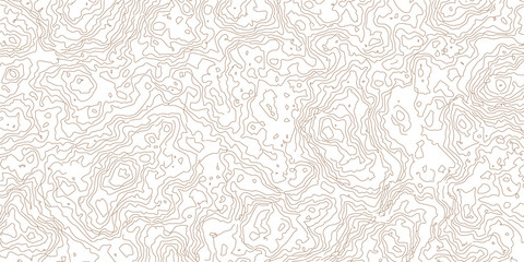 Abstract gold topographic lines on a green background. Golden line waves topographical design. Geographic mountain contours Vector Illustration.