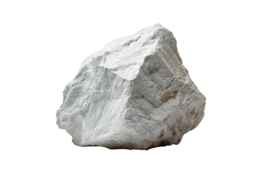 Rough grey rocks isolated on transparent background