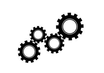 Process realization, concept teamwork, interconnections - vector