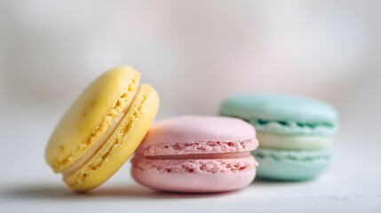 Fototapeta premium Colorful macarons