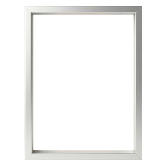 Obraz premium white wooden frame PNG