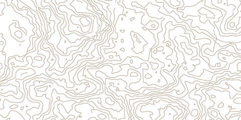 Abstract gold topographic lines on a green background. Golden line waves topographical design. Geographic mountain contours Vector Illustration.