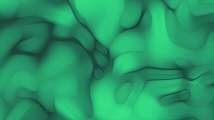 Fluid abstract swirling pattern in green shades. Suitable for backgrounds, prints, and graphic design projects needing a unique aesthetic. - Powered by Adobe