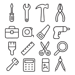 Business icons. Business and Finance web icons in line style. Money, bank, contact, infographic, Icon collection, Vector illustration, Money, Banking, Infographics & Contact Symbols.
