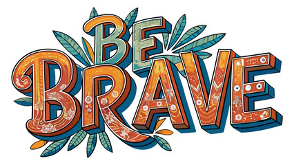 Naklejka premium A vibrant red T-shirt carries the message 