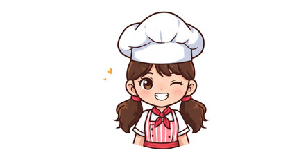 little girl chef