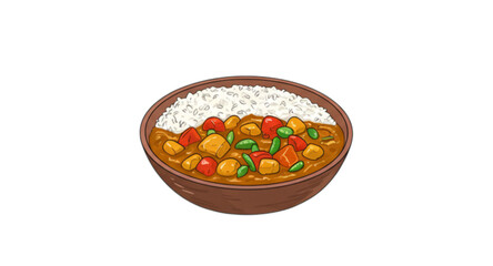Rice and curry