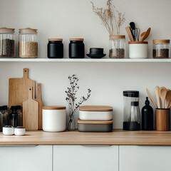 A minimalist kitchen