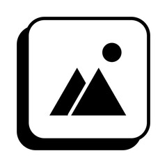 Gallery Icon in Solid Style