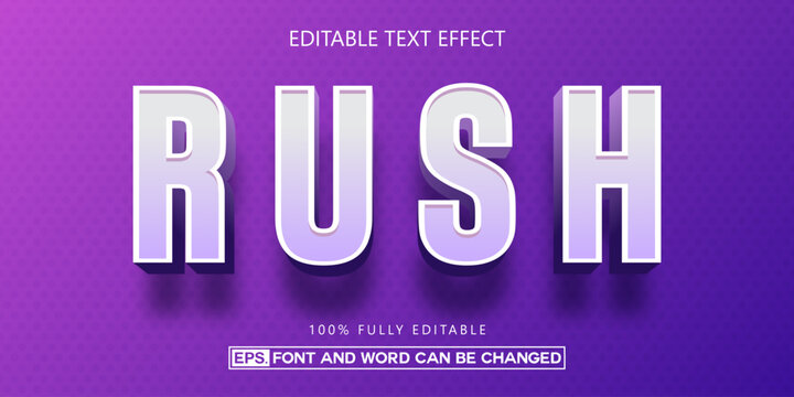 Simple bold text effect, Editable text style