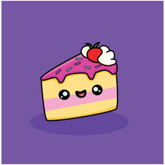 sweet cake illustration