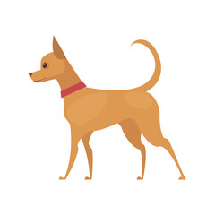 Playful Vector Dog A Whimsical Canine Graphic 