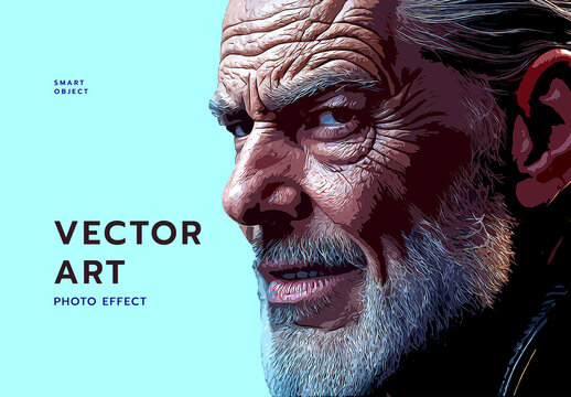 Stylized Vector Art Photo Effect