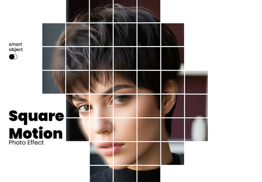 Square Motion Photo Effect
