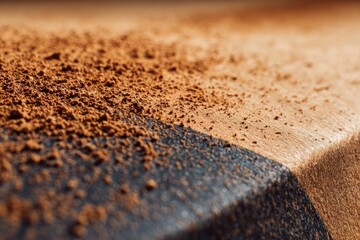 Close-up of cocoa powder on a surface