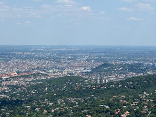 Obraz premium aerial view of budapest