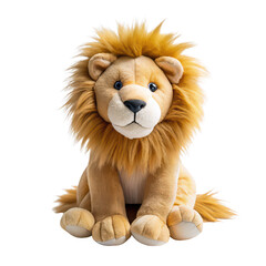 plush lion png stuffed lion toy PNG plush animal figure PNG kids soft toy lion PNG transparent background image