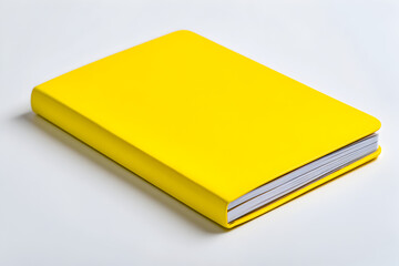 yellow folder isolated on white