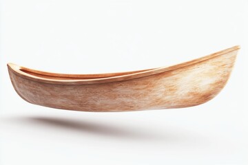 Obraz premium Wooden canoe design for water adventure and outdoor recreation