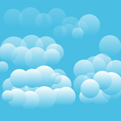 Abstract Cloudy sky colorful background design for using wallpapers, cards, social media posts, presentations, etc.