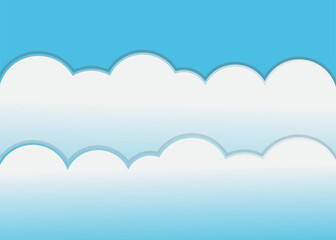 Abstract Cloudy sky colorful background design for using wallpapers, cards, social media posts, presentations, etc.