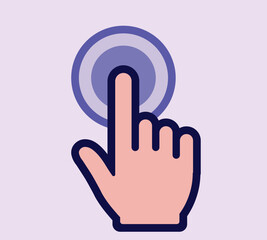Touch Screen Interface Icon