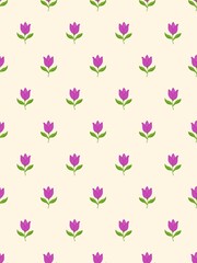 seamless pattern with flowers