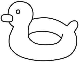 swimming duck tube