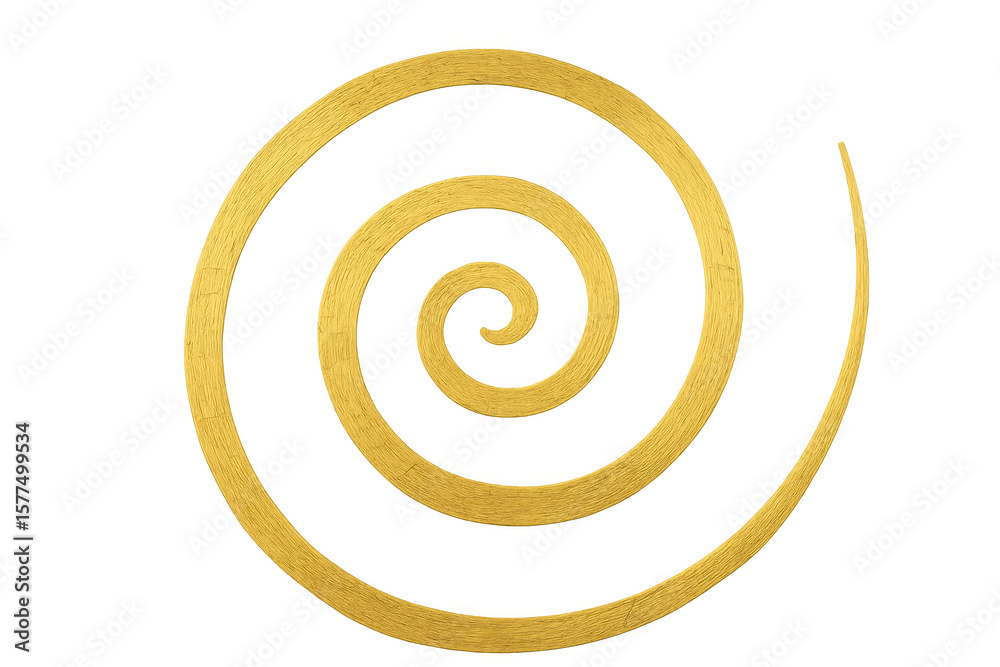 Poster elegant golden spiral creating mathematical fibonacci curve pattern, symbolizing growth and harmony 