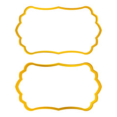 Luxury frame template for invitation or product