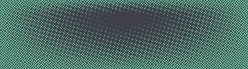 Square rounded dots turquoise halftone