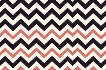 Color zig zag pattern seamless texture isolated on white