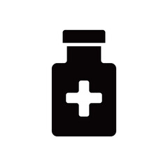 薬のボトルのアイコン
