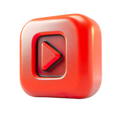 A 3D plasticine design, an icon of an upload button levitating in air isolated on a white transparent background
