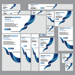 corporate and clean Creative web banner Design.
