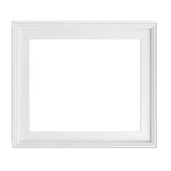 white wooden frame PNG