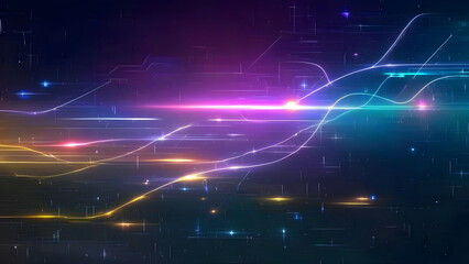 New future technology concept abstract background