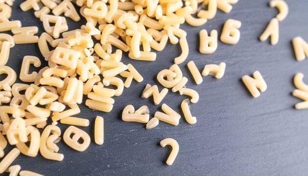 Celebrate International Literacy Day with this fun image of alphabet pasta! Perfect for educational materials and creative projects about learning and literacy. - Powered by Adobe